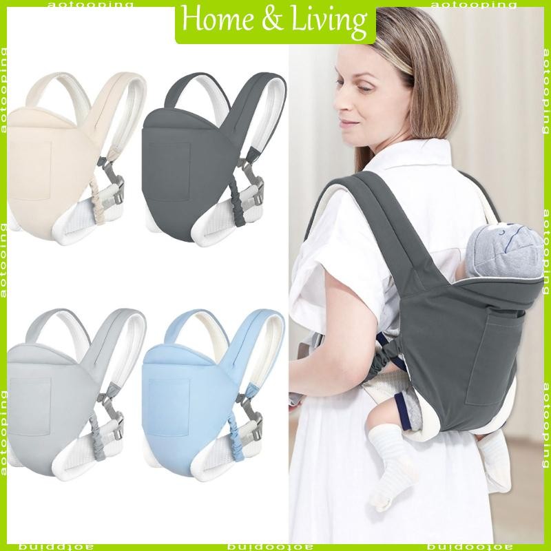 Aoto Baby Carrier Tiện dụng cho trẻ sơ sinh Túi đựng ba lô thoáng khí cho bé 7-55lbs