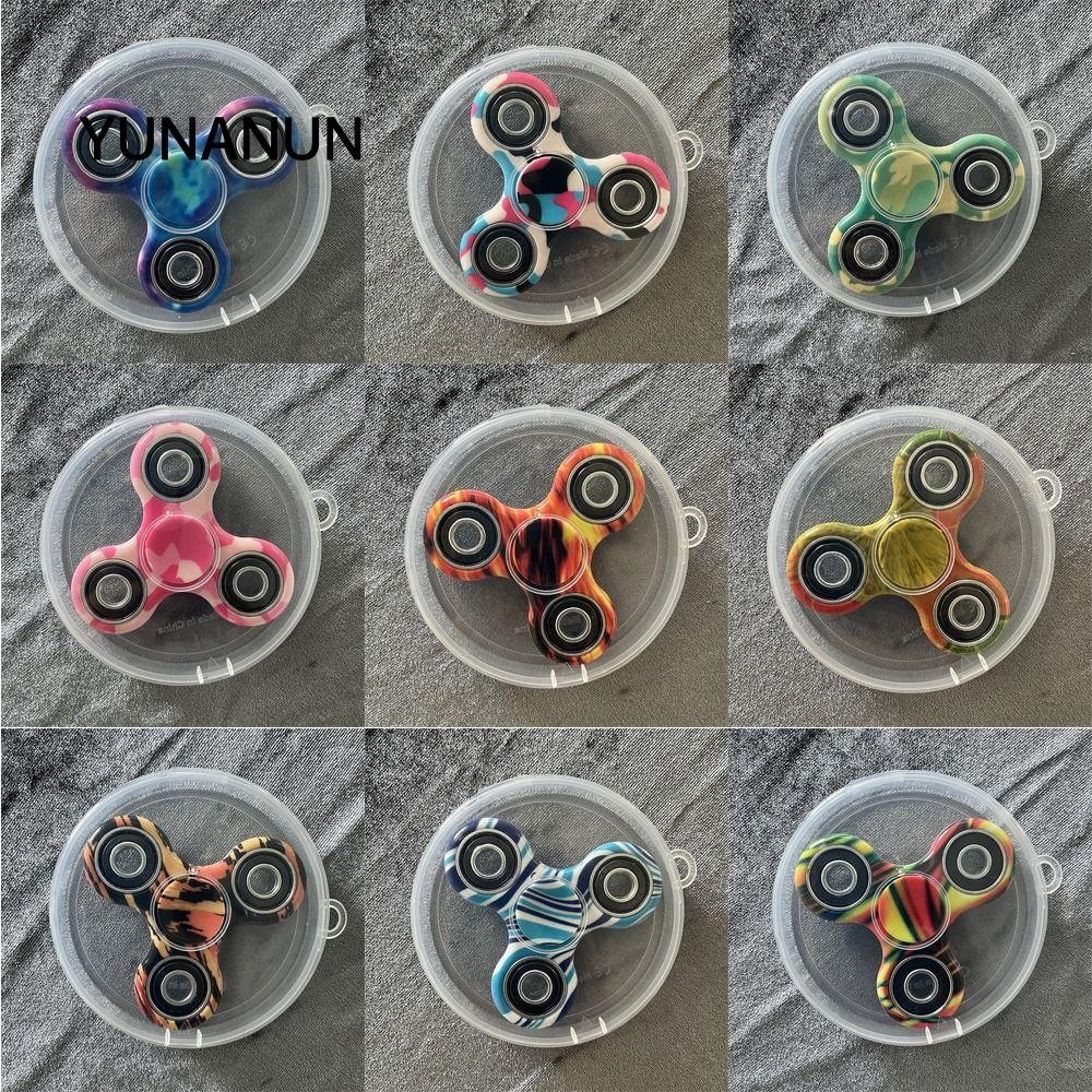 Yunaun EDC Fidget Spinner, Chống lo âu Mạ màu cầu vồng Spinner, Thú vị PVC Giải nén Fidget Spinner U