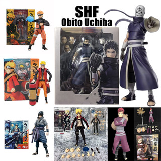  Shf NARUTO Nhân Vật Hành Động Obito Sasuke Kakashi Namikaze Minato Gaara Di Chuyển Khớp Bộ Sưu Tập Mô Hình Đồ Chơi 
