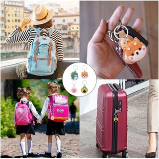 For AirTag Protective Case Silicone Keyring Protective Case Compatible with AirTags Protective Case for Apple AirTags Mini Apple AirTags Case Key Ring Case Lightweight Cover
