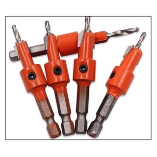 【VARSTR Tool】 1pc Woodworking Hex Shank Countersink Drill Bit Salad Drill Step Drill Bit