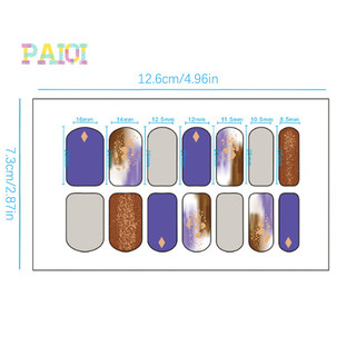 Set Sticker Dán Trang Trí Móng Tay Nghệ Thuật Mới