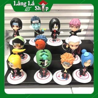 (Có lẻ) Set Combo 22 Mô hình Anime/Manga Naruto (Tổ chức Akatsuki) Phong cách chi bi Siêu xinh