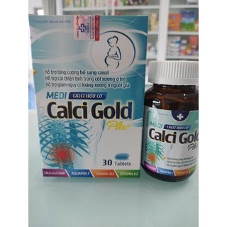 Calci hữu cơ Calci Gold plus H/30V