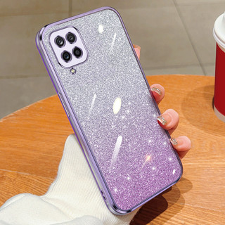 Ốp điện thoại mềm mại trong suốt dễ thương lấp lánh cho Samsung Galaxy M23 M54 M53 M33 M14 M51 M34 M31 5G Bảo vệ Camera chống sốc Vỏ điện thoại di động silicon