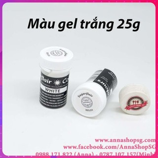Màu trắng thực phẩm sugarflair 25g