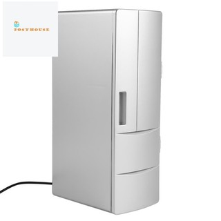 Tủ lạnh mini usb tủ lạnh tủ đông lon uống bia làm mát ấm du lịch tủ lạnh icebox xe văn phòng sử dụng di động