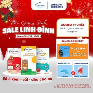 Lọ avisure safoli drop 20ml, dha lọ 20ml, avisure zio lọ 20ml bổ sung sắt, dha, zio cho bé
