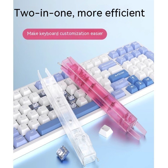 Công tắc 2 trong 1 Puller Keycap Puller Key Switch Keycap Puller cho bàn phím cơ Bàn phím chơi game Công tắc DIY Dụng cụ làm sạch
