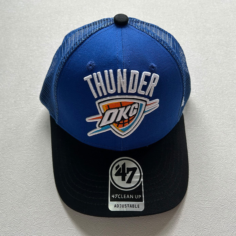 Mũ đội Thunder 47brand Mũ bóng chày nam NBA
