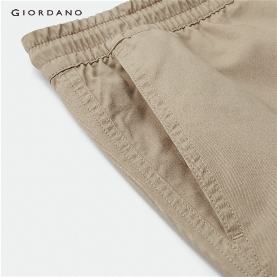 Quần dài GIORDANO 01123064 chất thun cotton nhẹ cho nam
