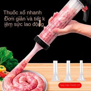 Máy làm đầy xúc xích bằng nhựa Hướng dẫn sử dụng gia đình lớn Máy làm đầy xúc xích Dụng cụ nhà bếp