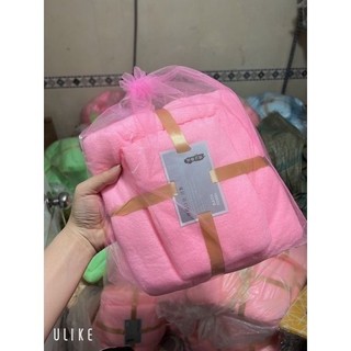 Set 2 khăn mặt và khăn tắm sợi tre