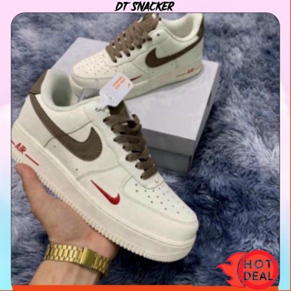 (Hàng Đẹp) Giày Thể thao A.F1_Nike Vệt Nâu , Giày Sneaker Nam Nữ Hàng SC 1:1.