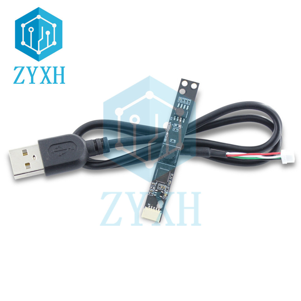 Mô-đun Camera USB OV7675 0.3MP 60 độ 2.6mm Lấy nét cố định YUY2 có cáp cho máy quảng cáo / máy tính 