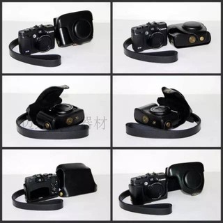 Thích hợp cho vỏ da máy ảnh canon g16 g15, túi đựng máy ảnh, vỏ bảo vệ, vỏ máy ảnh, túi đeo vai, túi chụp ảnh