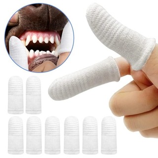 12 Bàn chải đánh răng ngón tay cho chó, Bàn chải ngón tay cho thú cưng để làm sạch răng, Dụng cụ chăm sóc răng miệng cho thú cưng