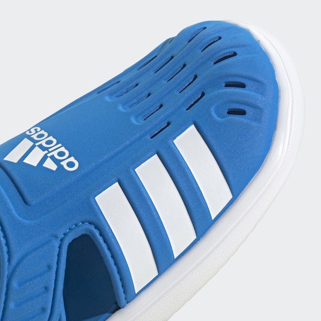 adidas Bơi lội Dép Sandal Bít Mũi Đi Nước Mùa Hè Trẻ em Màu xanh da trời GW0385