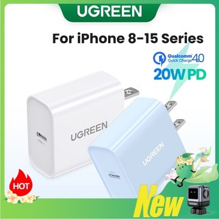 Ugreen 20W PD cho iPhone Sạc Type C cho iPhone 15 Pro max XR 11 12 14 13 Pro max Bộ sạc nhanh chính hãng Bộ sạc điện thoại di động cho Samsung S23 S22