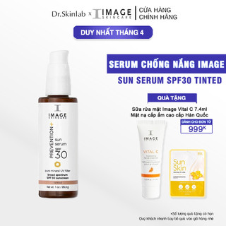 Serum chống nắng che khuyết điểm, làm đều màu da Image Skincare PREVENTION+ Sun Serum SPF 30 Tinted (28.3g) (new)