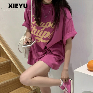 XIEYU áo phông áo thun nữ croptop baby tee Fashion Vintage Stylish hàn quốc WTX244067P 14Z240403
