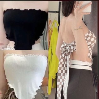 Áo yếm cột nơ lưng có mút xᶖnh xắn