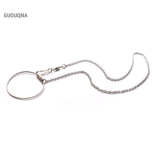 Guouqna chim vẹt chân dây xích thép không gỉ mắt cá chân chân nhẫn đứng dây xích huấn luyện chim guouqna