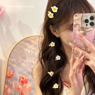 Ngọt Ngào Phong Cách Ngày Lễ Kẹp Tóc Plumeria Bb Kẹp Bên Nổ Kẹp