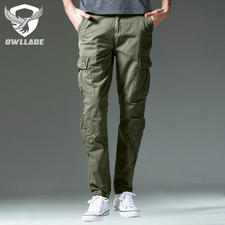 Quần chở hàng chiến thuật OWLADE cho nam 2172 màu xanh lá cây