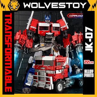 Mô Hình JingKe JK-07 Optimus Prime Transformers ROTB Robot Biến Hình Xe Container Truck 22cm