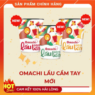 [ Giảm 50% ] Thùng Mì Ly Omachi Lẩu Tay Cầm Vị TomYum, Rong Biển, Trộn