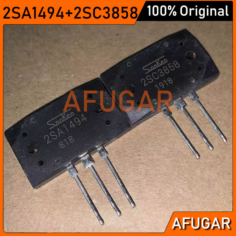 1 Cặp Chính Hãng 2SA1494 2SC3858 sanken (1 Cái A1494 + 1 Cái C3858) ba ống Cặp Bộ khuếch đại âm than
