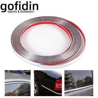 gofidin dây dán viền thân ô tô thủ công dài 3m chiều rộng 6mm/8mm/10mm/12mm/15mm/18mm/20mm màu bạc đẹp mắt