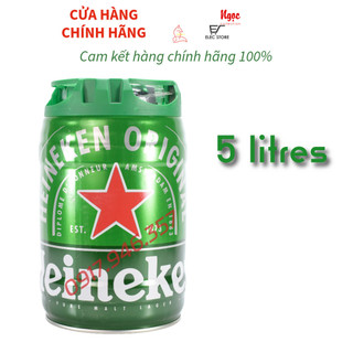 Bia heineken can nhôm 5 lít - hương vị tươi mát nguyên chất