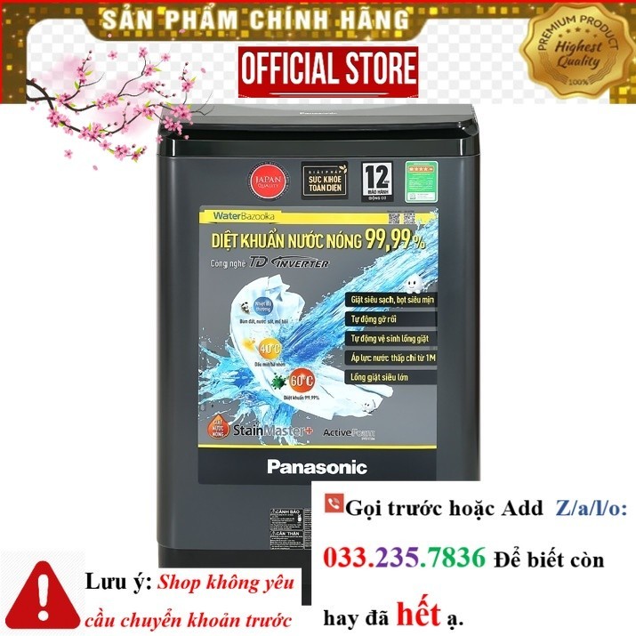  New Máy Giặt Panasonic Inverter 9.5 Kg NA-FD95V1BRV