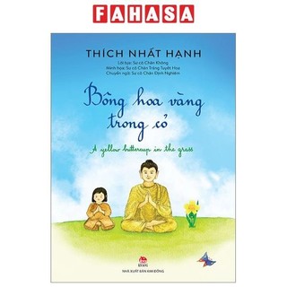 Sách bông hoa vàng trong cỏ