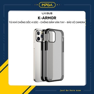 Ốp Nhám Mờ Viền Màu Likgus Chống Vân Tay Cho Điện Thoại iPhone 13 Pro Max Njoyshop