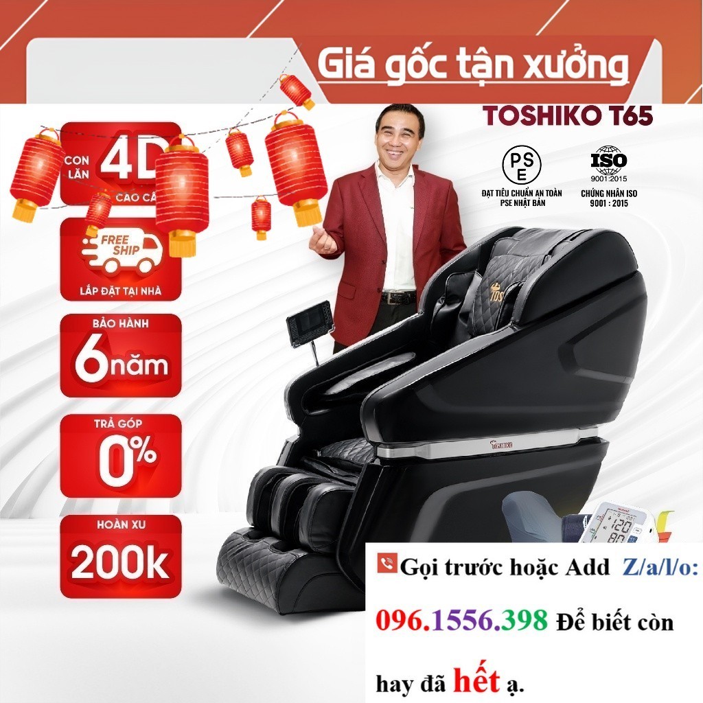 >> CH Ghế massage toàn thân Toshiko T65