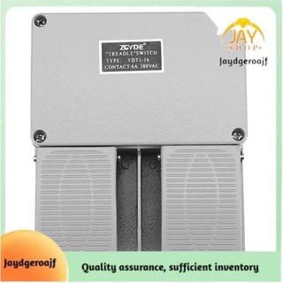 Công tắc chân YDT1-16 vỏ nhôm màu xám bàn đạp đôi công tắc máy công cụ công tắc phụ kiện