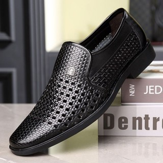 Giày sandal nam da giày đế mềm thoáng khí giày sandal da công sở giày sandal trang trí