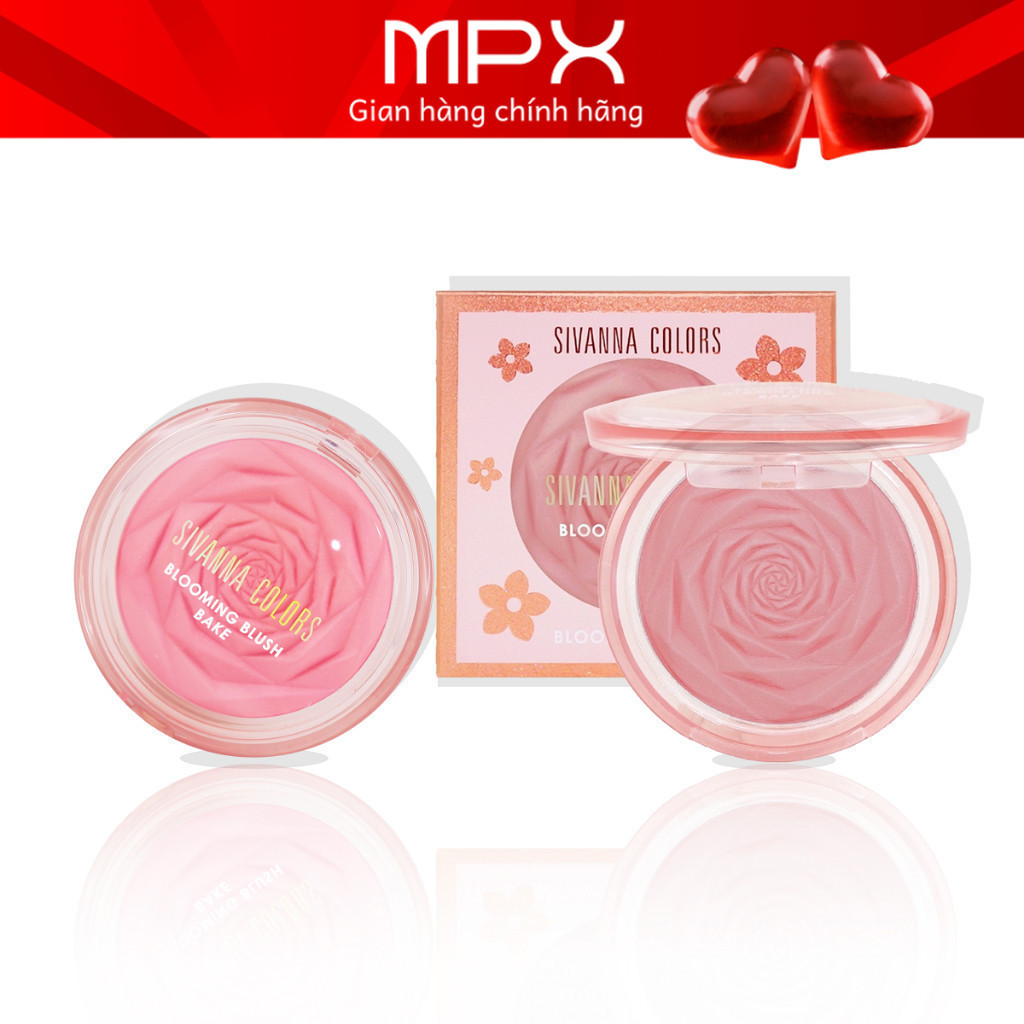 Phấn Má Trang Điểm Sivanna Colors Blooming Blush Bake HF8102 Thái Lan - MPX