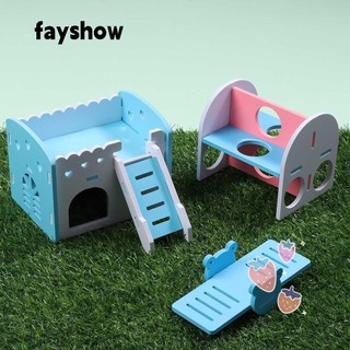 Bộ Đồ Chơi Cầu Gỗ Vui Nhộn Cho Chuột Hamster