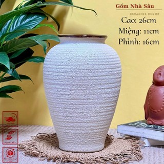 Bình hoa Atlantis -Gốm sứ Bát Tràng