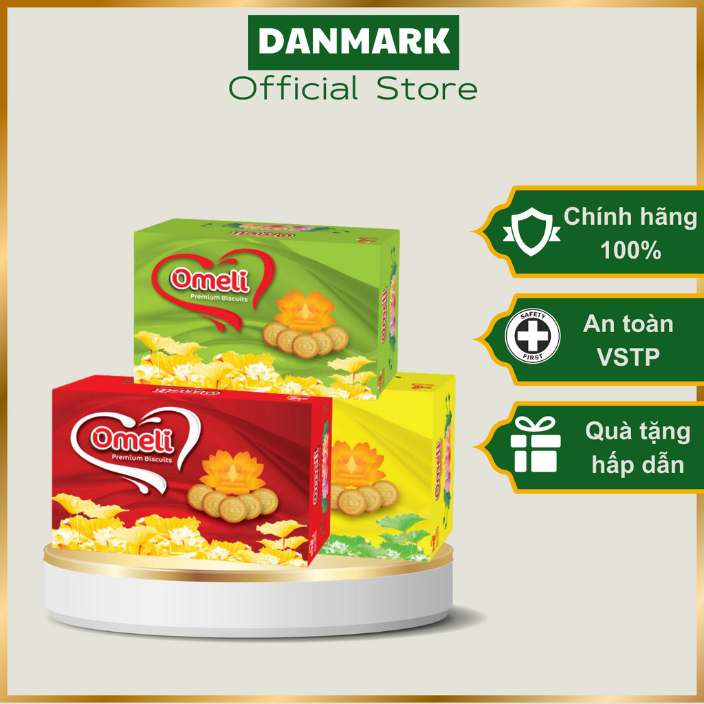 Bánh Quy OMELI Dinh Dưỡng Ít Ngọt Hộp Giấy 85g