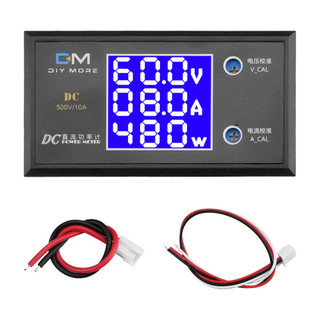 Đồng hồ vạn năng kỹ thuật số VOKTTA DC0-500V 10A LCD có độ chính xác cao Màn hình kỹ thuật số ba chữ số Đồng hồ đo điện áp dòng điện