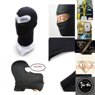 Khăn trùm mặt nạ đi phượt NINJA (Đen)