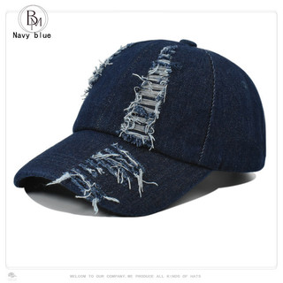 Mũ mỏ vịt vải Denim đã giặt
