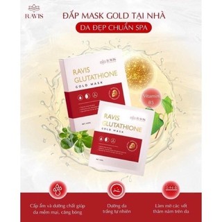 Mặt Nạ Ravis , Nạ Tinh Chất Vàng ( hộp 6 miếng )