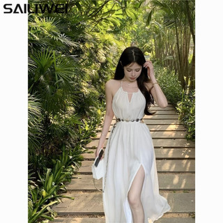 SAILIWEI váy Đầm váy nữ body đầm Cổ điển Thể thao Korean xu hướng WLQ2430LDL 12Z240321