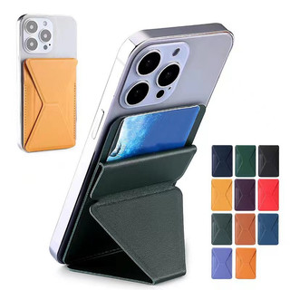 Ví từ tính 14 túi đựng thẻ từ tính megsafe bao da iphone 14 15 13 pro max plus bao da thẻ 12 mini đứng